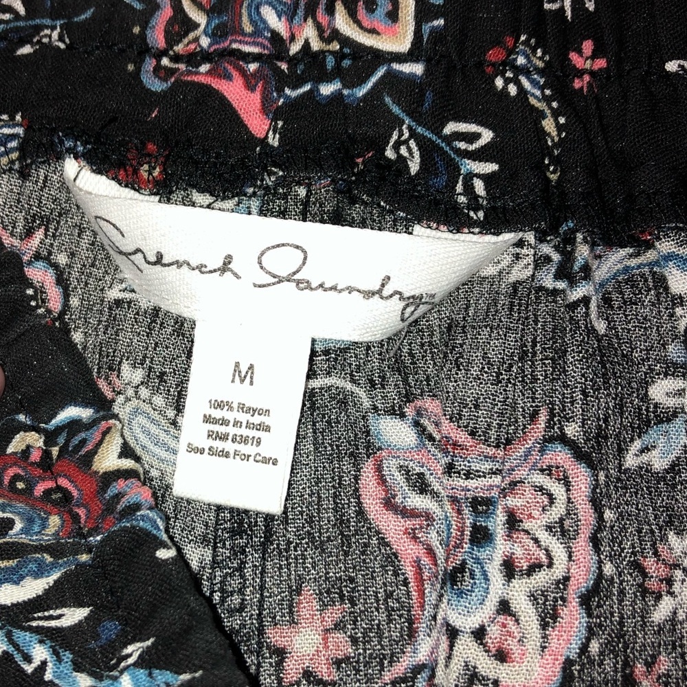 French Laundry Wide Leg Boho Pants - Picture 2 of 2